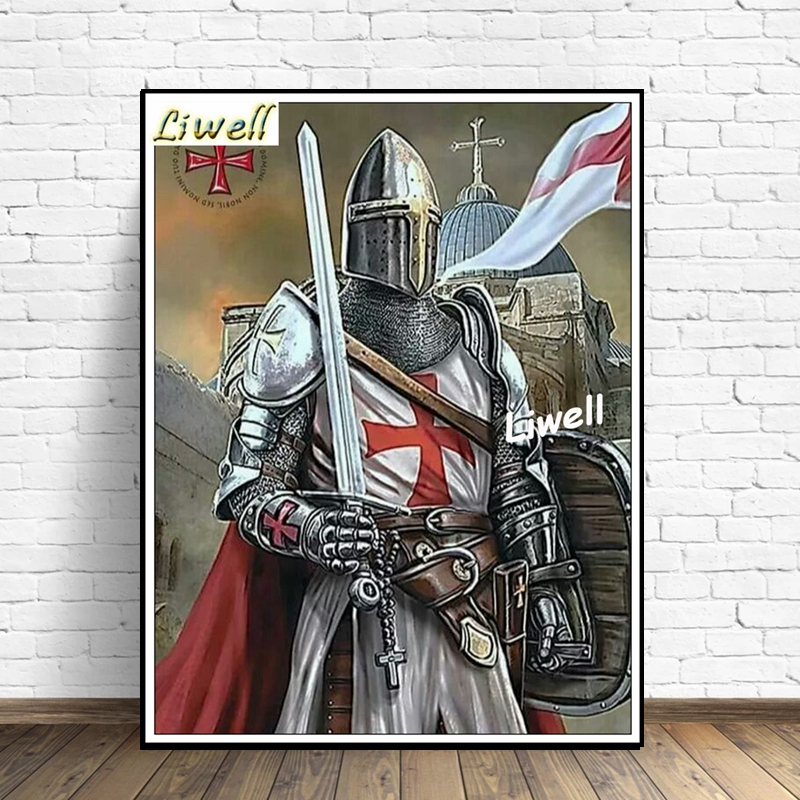 5d Knight Templar Warrior Of C - Resin Art Wallpaper ulasan dan harga