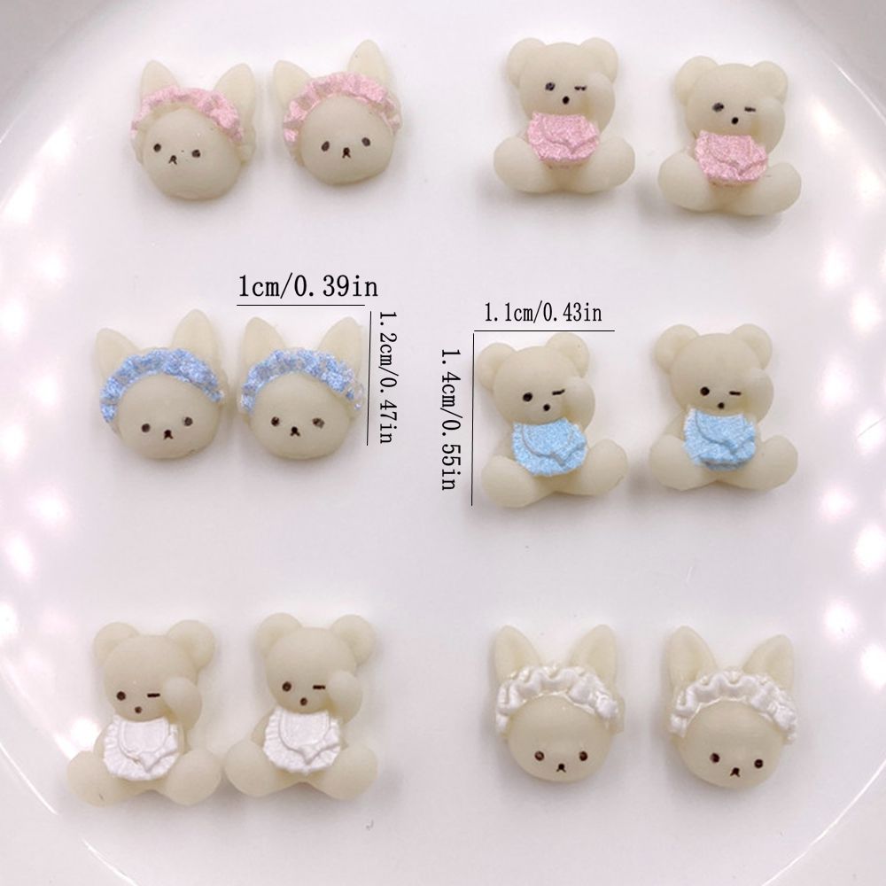 30Pcs Resin Kawaii Colorful 3D - Resin Art Baby ulasan dan harga