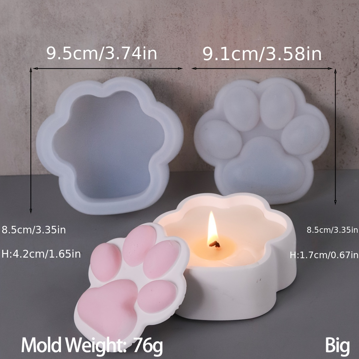 Cat Claw Storage Box Silicone  - Resin Art Case ulasan dan harga