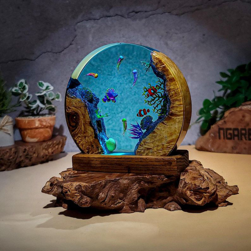 Ocean Aquarium Organism Resin  - Resin Art Baby ulasan dan harga