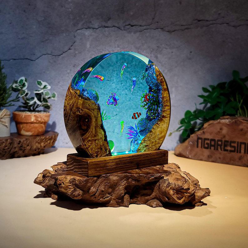 Ocean Aquarium Organism Resin  - Resin Art Baby ulasan dan harga