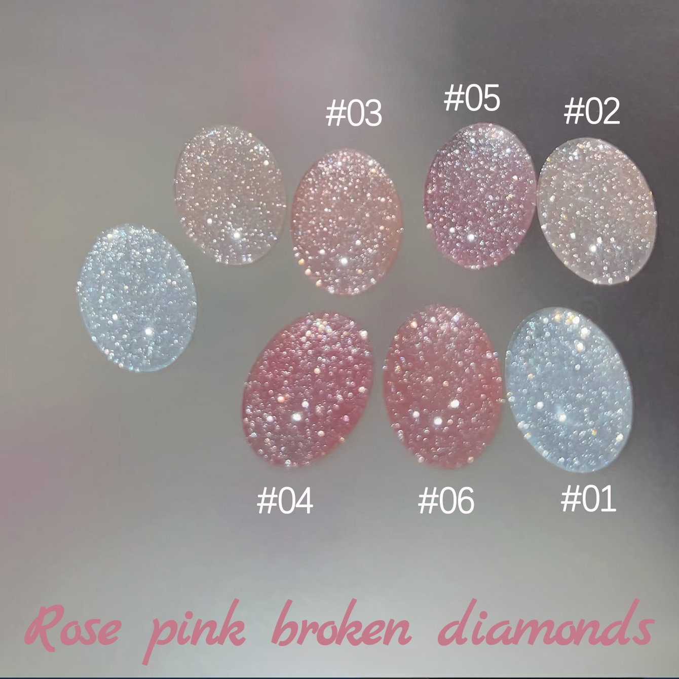 1-6pcs TC 2025 New Pink Naked  - Resin Art Rose ulasan dan harga