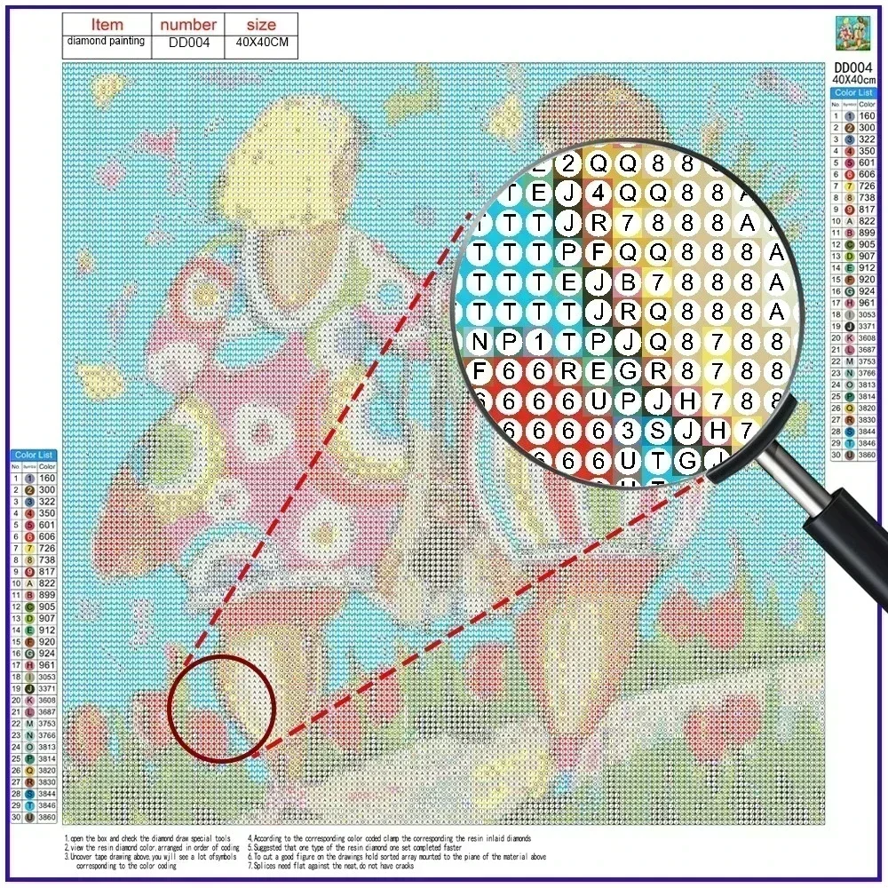 1PC frameless 5D Diamond Paint - Resin Art Equipment ulasan dan harga