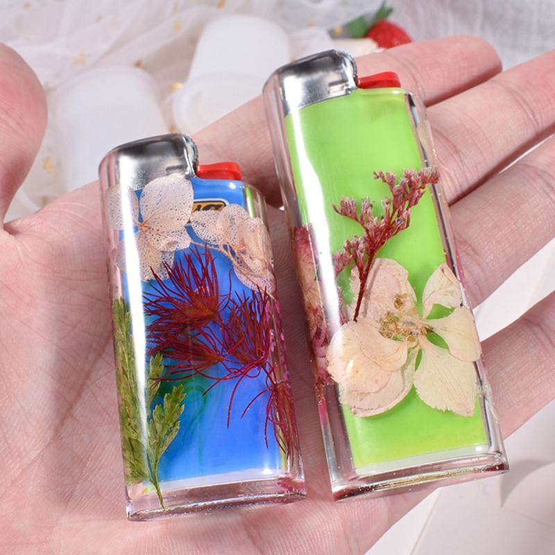 Cigarette Lighter Cover Silico - Resin Art Case ulasan dan harga